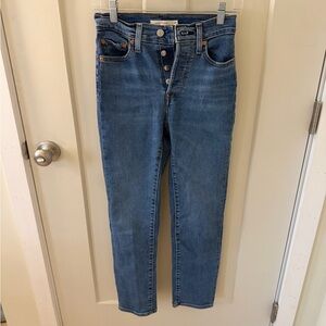 Levi Wedgie Straight Jeans